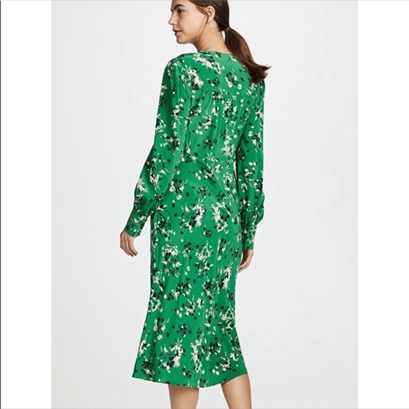 Veronica Beard Amber Midi Dress Sz 0 - Picture 2 of 6